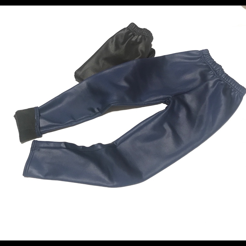 Pair of winter used soft faux leather